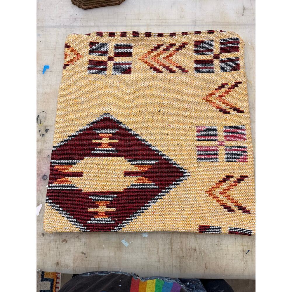 Premium Vintage Kilim Turkish Throw Pillow Cover 18 x 18